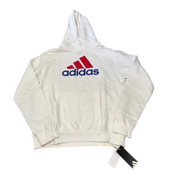 Adidas Men's 2 Tone Bos Hoodie JW4814 Graphic Sweatshirt Size Medium New - Picture 2 of 4